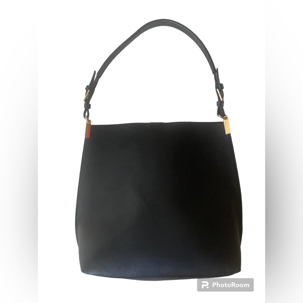 H&M Black Leather Pocketbook. Like NEW! Never Used. Super Soft.